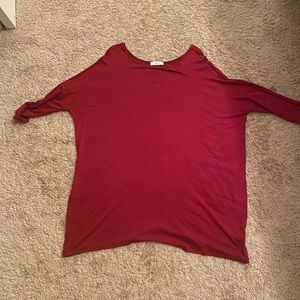 Red long sleeve dress/shirt